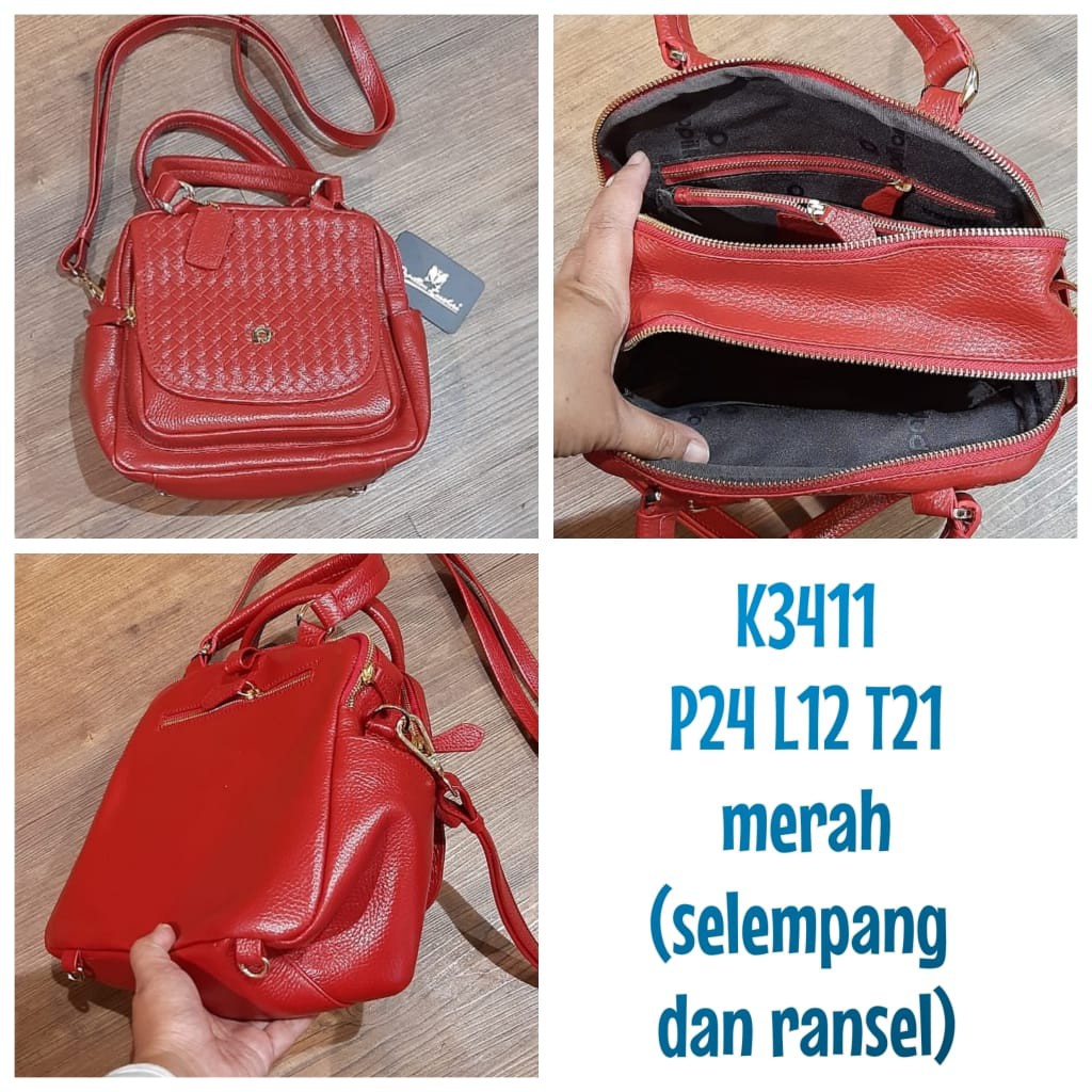 Tas Papillon Original K3411 Merah
