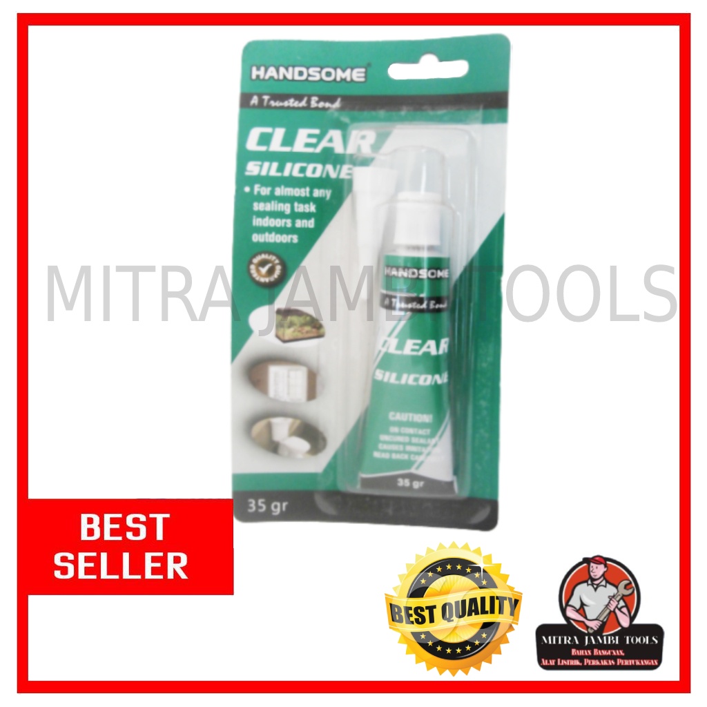 LEM HANDSOME SILICONE CLEAR KECIL