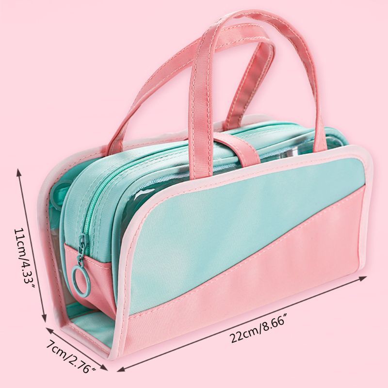 

Free Ongkir ya Kawaii Lovely Large Capacity Pencil Case School Supplies Stationery Pen Bag Portable
