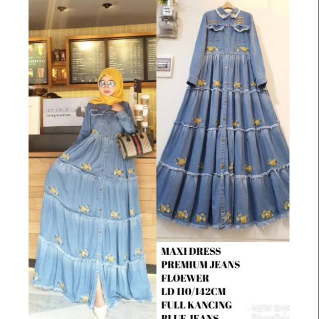 READY!!! ORI SHR!!! MAXI DRESS PREMIUM