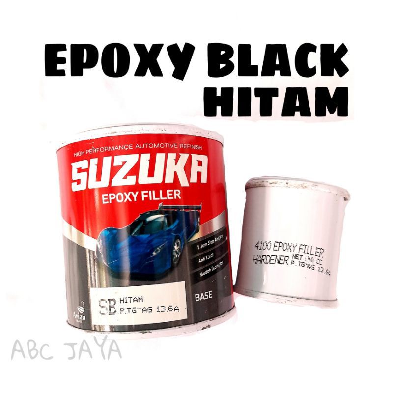 Jual Cat Suzuka Epoxy Filler Black Hardener Komponen Cat Dasar