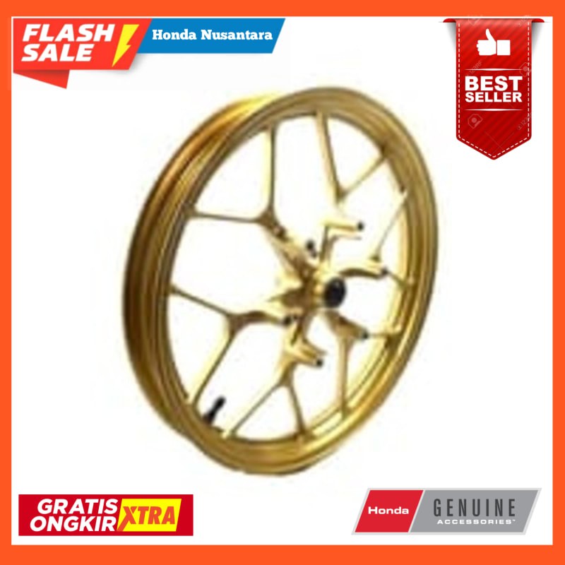 PASTI ORI VELG RACING DEPAN GOLD- SUPRA GTR 150 (44650K56N10ZC) DIJAMIN ASLI HGP