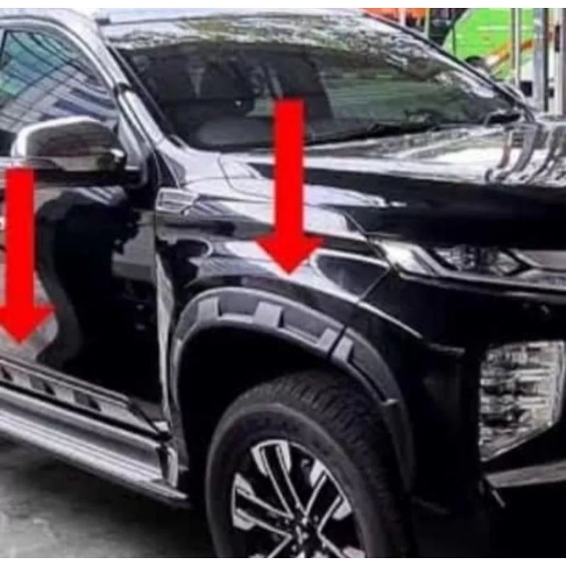 Over fender rockford all new pajero sport 2018-2020