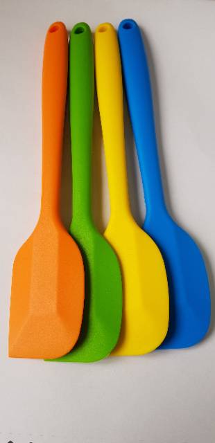 spatula silikon 28 cm sutil silicon sodet tahan panas food grade tanpa sambungan kokoh kuat