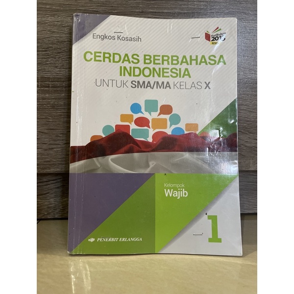 Jual Buku Cerdas Berbahasa Indonesia SMA/MA Kelas 1 X 10 Kelompok Wajib ...