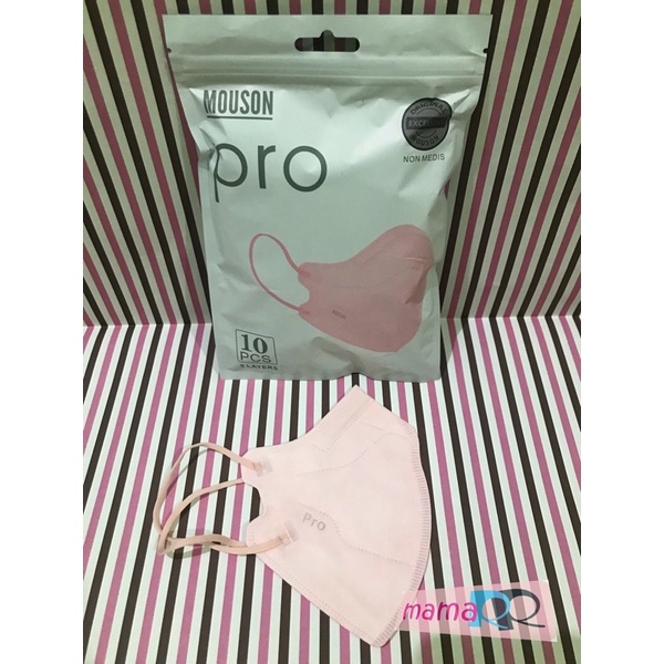 Masker Mouson Pro KN95 warna Baby Pink