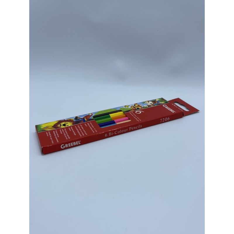 

GREEBEL Pensil Warna Bi Colour isi 6 pcs (12 warna) 7206