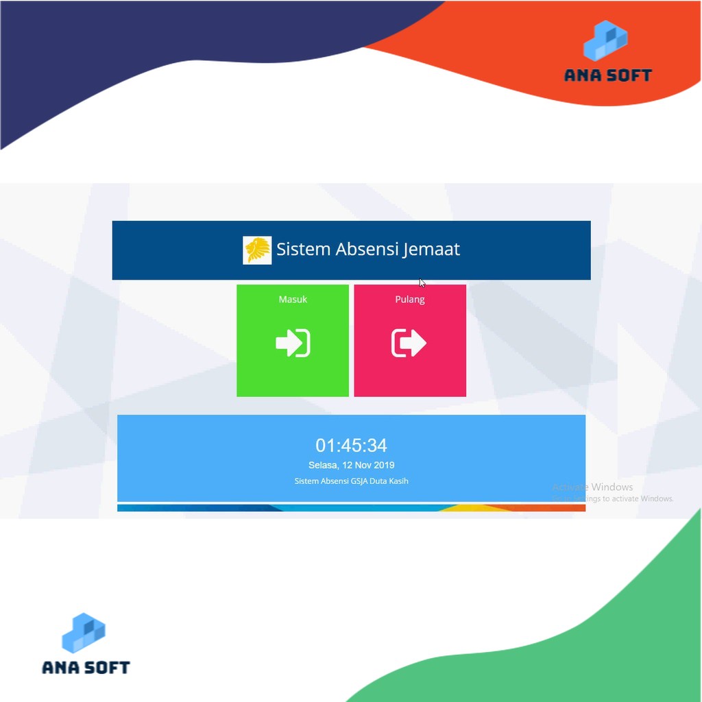 Software Aplikasi Absensi Karyawan Barcode Web Based