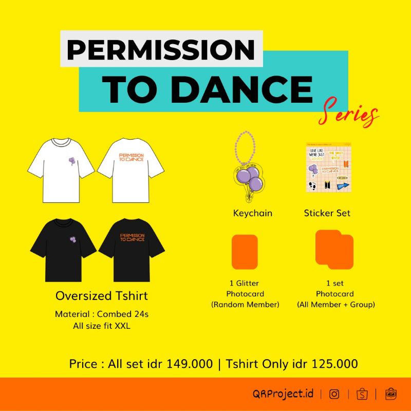 Kaos Oversize Special PTD series permisison to dance