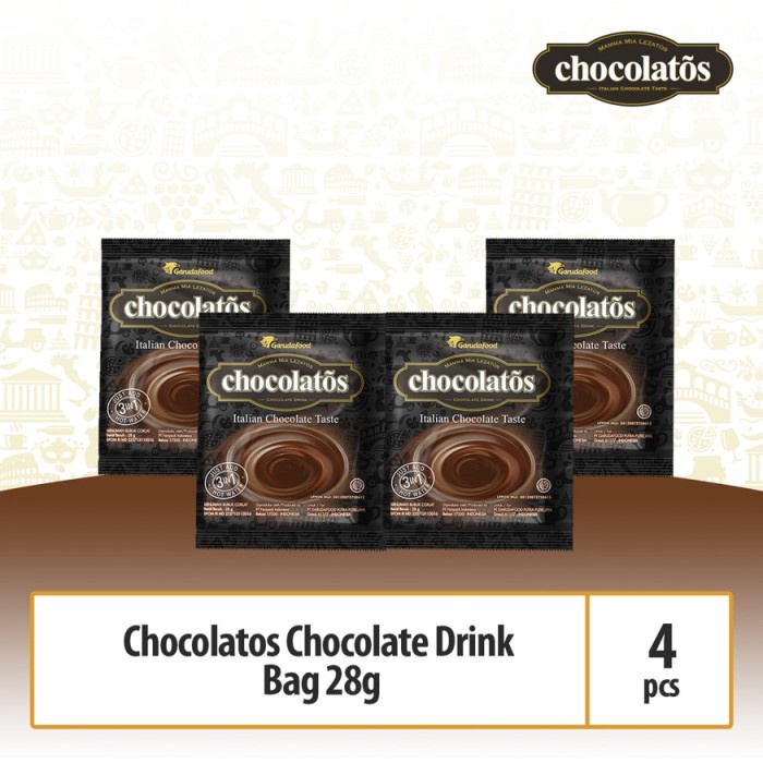 

MINUM-SIAP-DRINK-TO-READY- CHOCOLATOS CHOCOLATE DRINK BAG -READY-TO-DRINK-SIAP-MINUM.