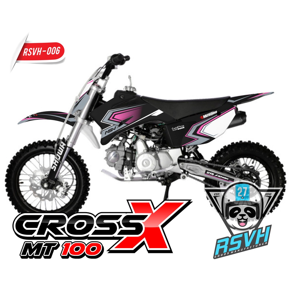 Decal Motor Viar Cross X 100 Minicross Old - MotoX Livery RSVH 006