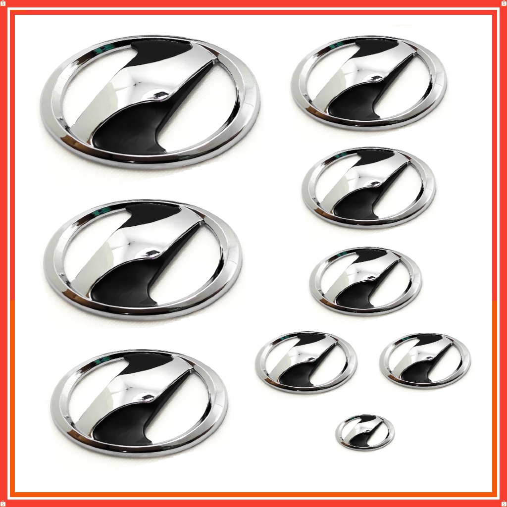 Emblem Logo Mobil Toyota New / Vellfire Chrome Black