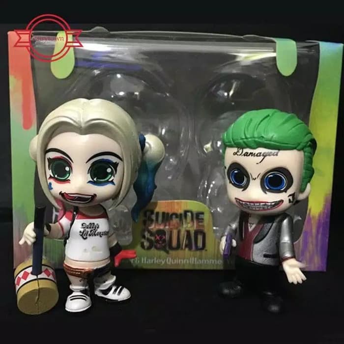 1 set Funko POP Suicide Squad Harley Queen & Joker