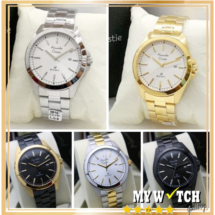 Jam Tangan Alexandre Christie / Alexander Pria AC 1015 MD Original Diameter 4,1 cm