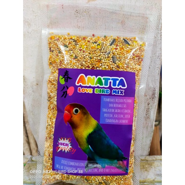 pakan ternak untuk lovebird birdshop 88