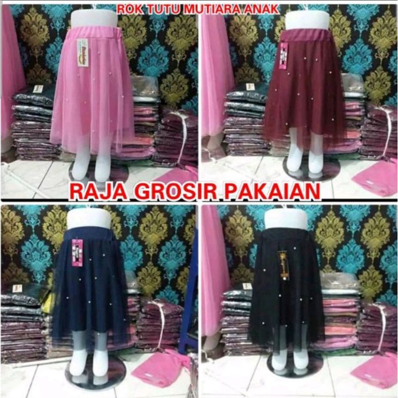 Rok Tutu Mutiara Anak Usia 2-13 Tahun