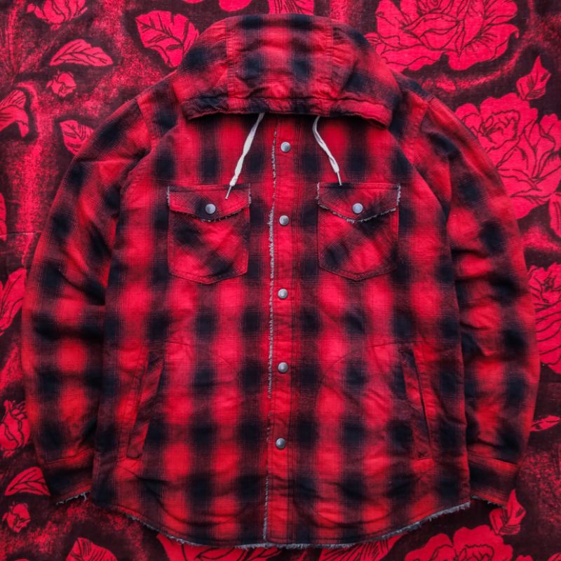 flanel jaket sherpa veterano backnumber