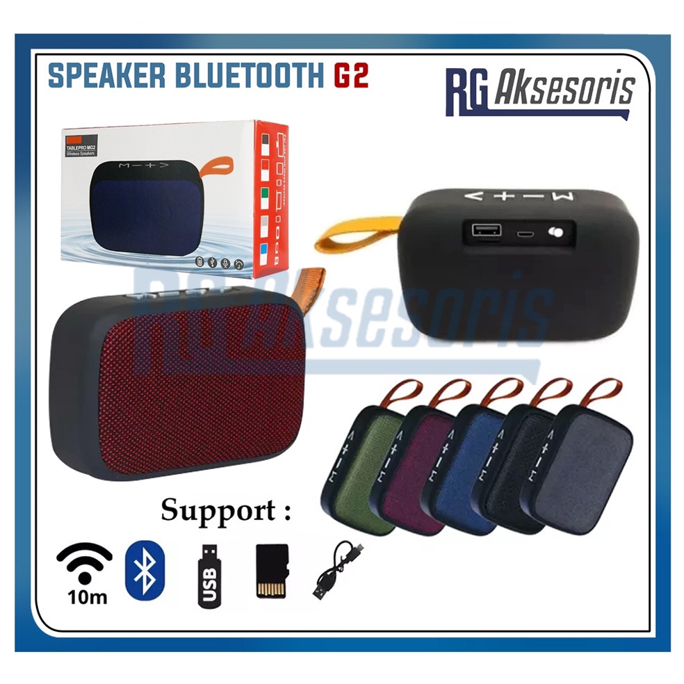 Jual Rgaksesoris Speaker Bluetooth G2 Mini Wireless Shopee Indonesia 7514