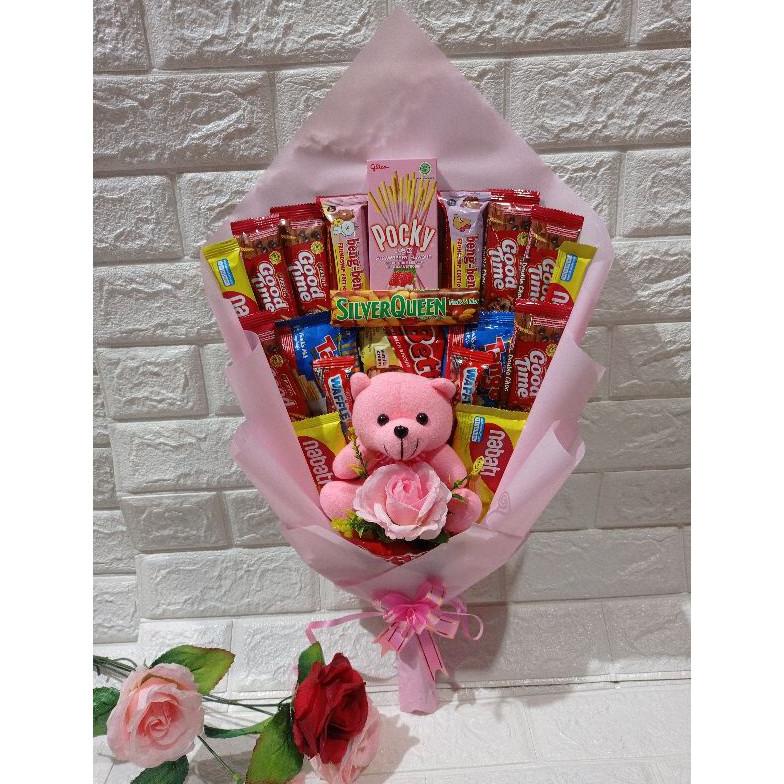 Bucket Snack / Snack Buket Makanan / Snack Bucket Sidang, Wisuda, Ultah, Pocky H12