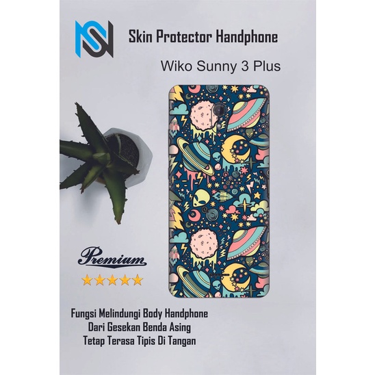 2pcs Garskin HP Wiko Sunny 3 plus Motif gf - Custom motif via chat