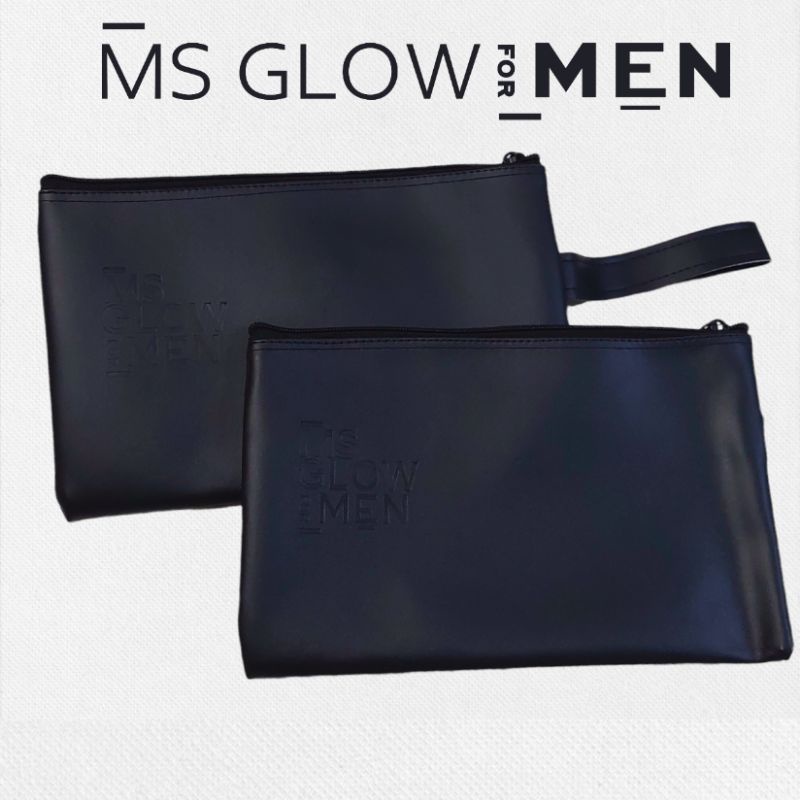 Pouch Hand Bag Man Pouch Ms Glow Men Original 100% Tas Tangan Serbaguna