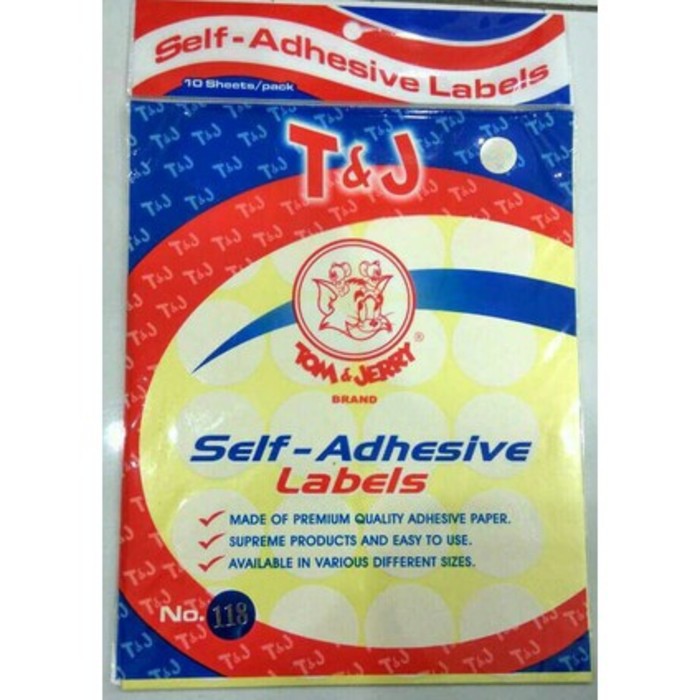 

LABEL STIKER TOM & JERRY NO.118