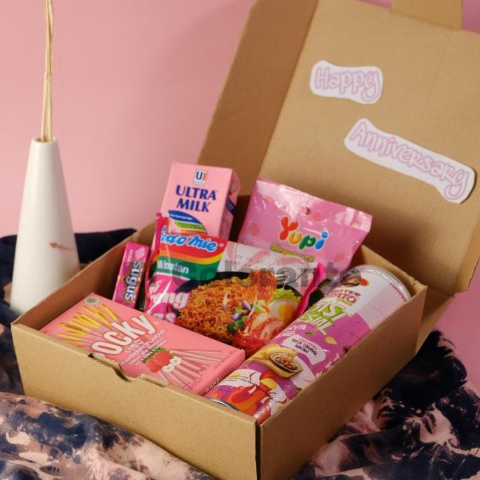 

Premium Product!!! Hampers Box Hadiah Ulang Tahun Kado Parcel Valentine Wisuda Pacar Pink - Paling Dicari