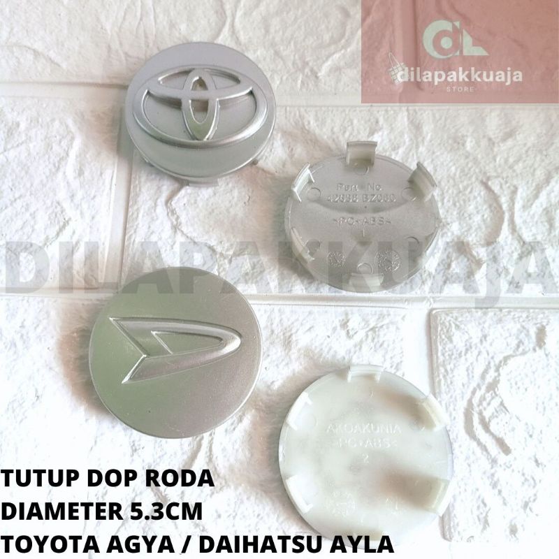 Tutup Dop Velg Roda Agya Ayla Tutup Dop Roda Agya Ayla Silver Ori