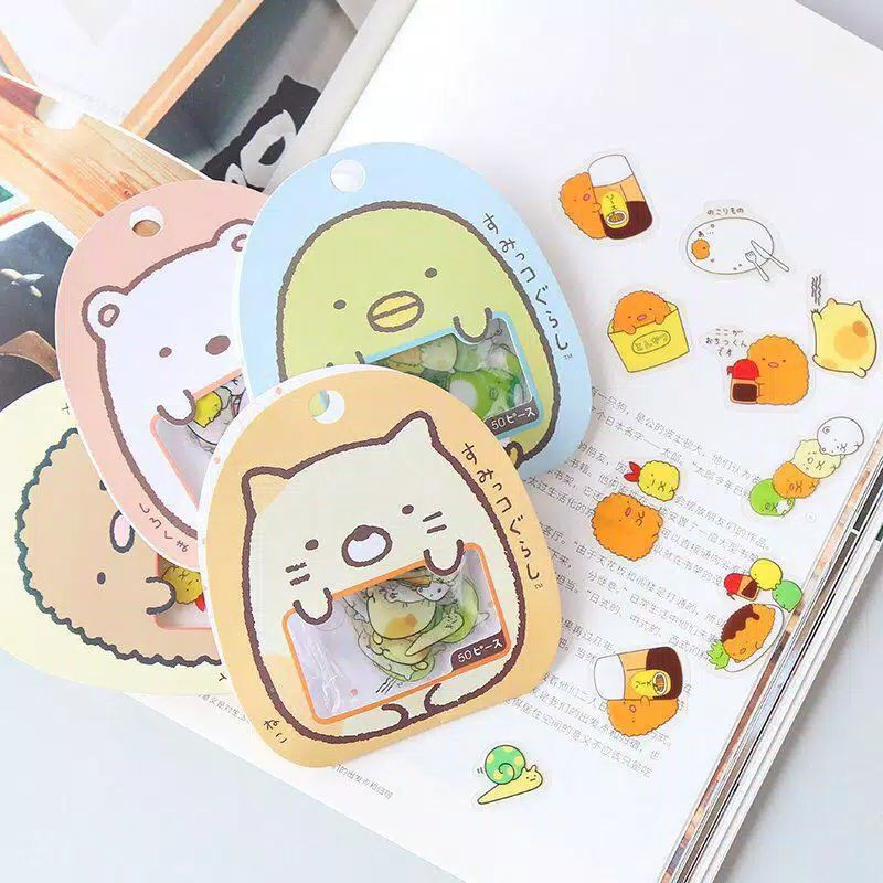 

MYUME.STORE || 50Pcs/bag Stiker Lucu Jurnal Serpihan Scrapbooking DIY Label Dekoratif Diary
