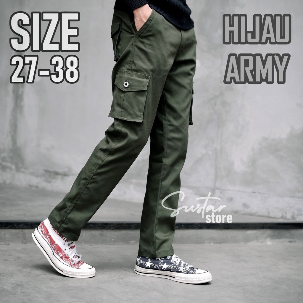 YANG LAGI HITS Celana Cargo Panjang Pria Army Loreng Ufc Venum Mma Pantai Gym Lari Fitnes