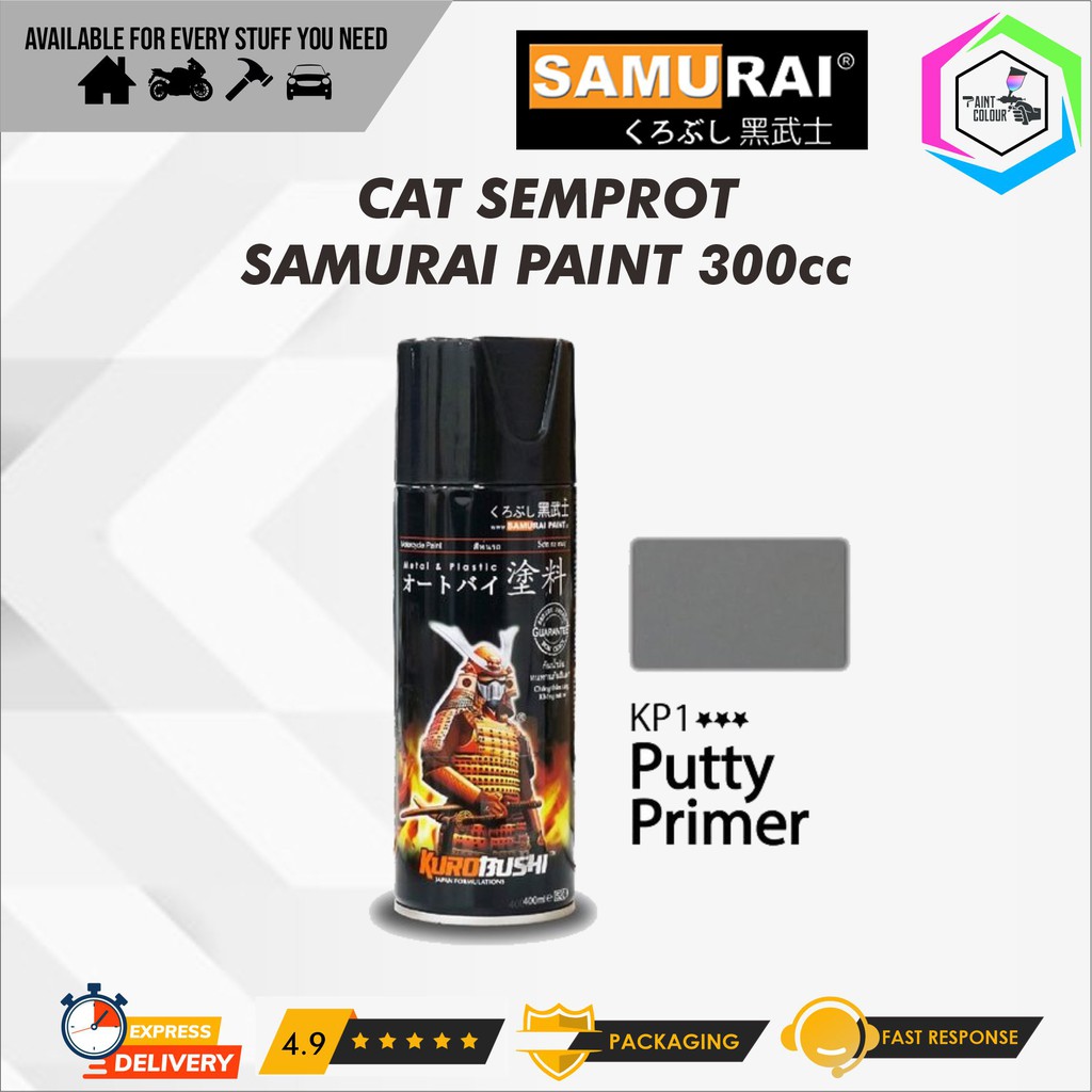 Samurai Paint KP1*** Putty Primer Cat Semprot/Pylox