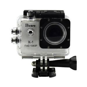 Unik Bcare BCam X 1 Action Camera 12 MP 1080 P   layar 2   Silver Murah