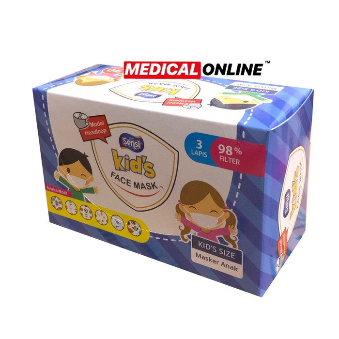 MASKER SENSI ANAK MASKER KARET MEDICAL ONLINE MEDICALONLINE