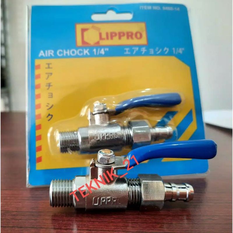 KRAN KOMPRESOR 1/4 LIPPRO JAPAN KRAN 1/4 LIPPRO KRAN KOMPRESOR