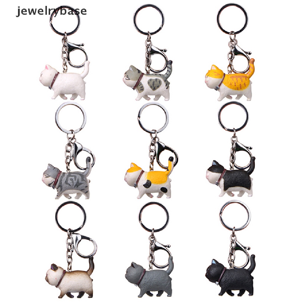 (jewelrybase) Gantungan Kunci Bentuk Kucing Untuk Hadiah Anak