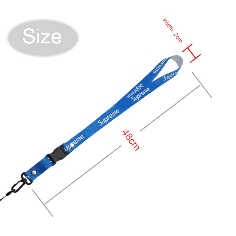 Tahan Lama dan Lembut Leher Lanyard Dengan Tombol Yang Dapat Dilepas Cepat untuk Ponsel Case Sling Gantungan Kunci ID Pemegang Kartu Lencana Tali