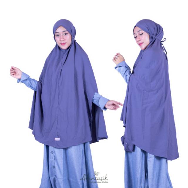 ALANTASIK Jilbab Jumbo ALENA HIJAB INSTAN JUMBO HANDSLLIT GR.7