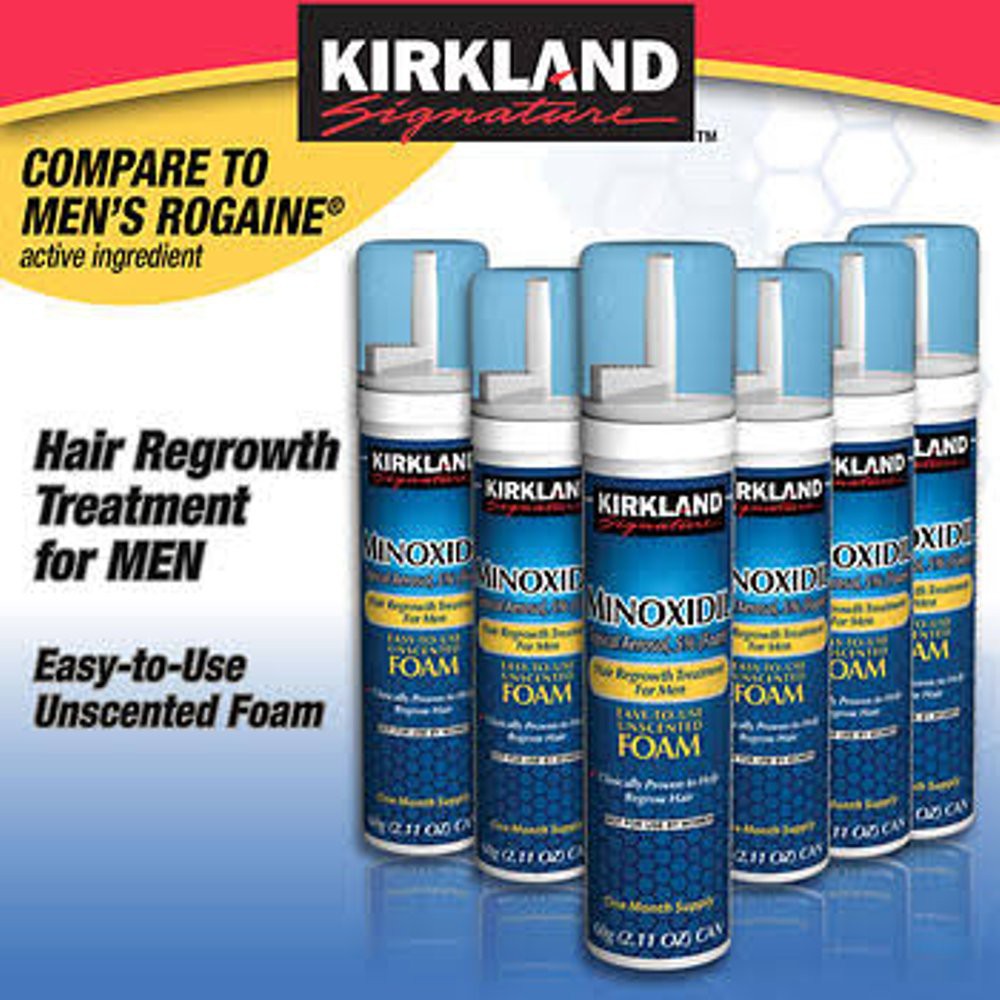 Promo Kirkland Signature Foam Minoxidil Topical Aerosol Original Diskon