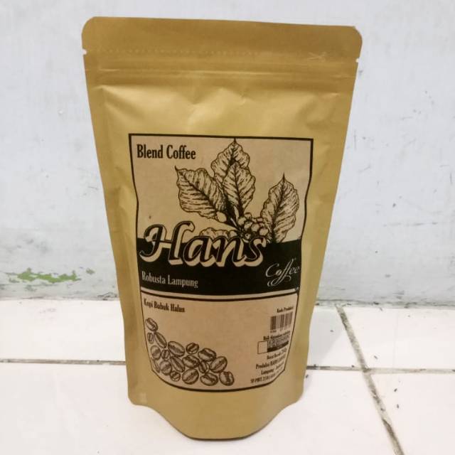 

Kopi Lampung murni - robusta premium Hans 250gr