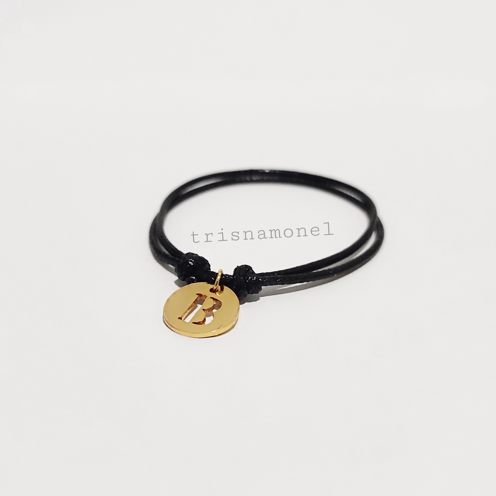 GELANG TALI CUSTOM HURUF SUKA-SUKA