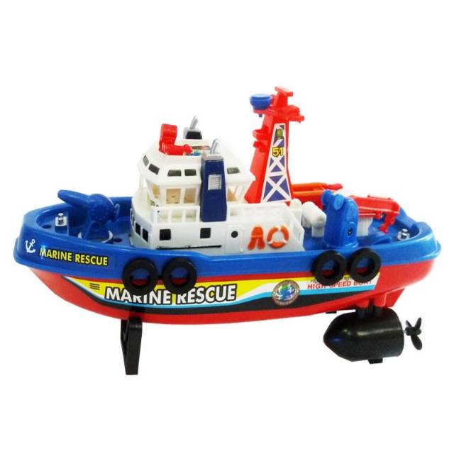 Mainan Anak Perahu Kapal Fire Boat