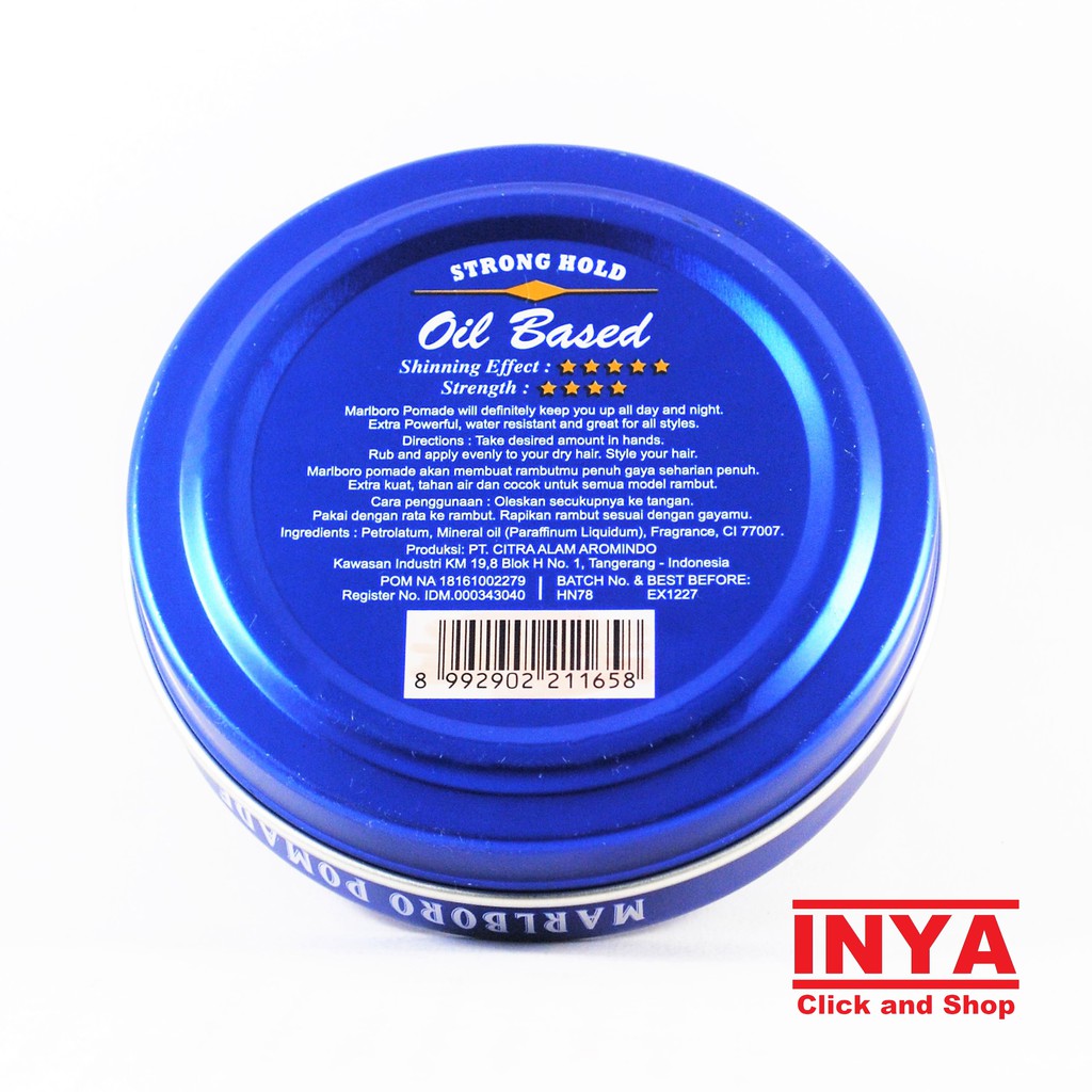 POMADE MARLBORO BLUE BLEU 100gr - OIL BASED