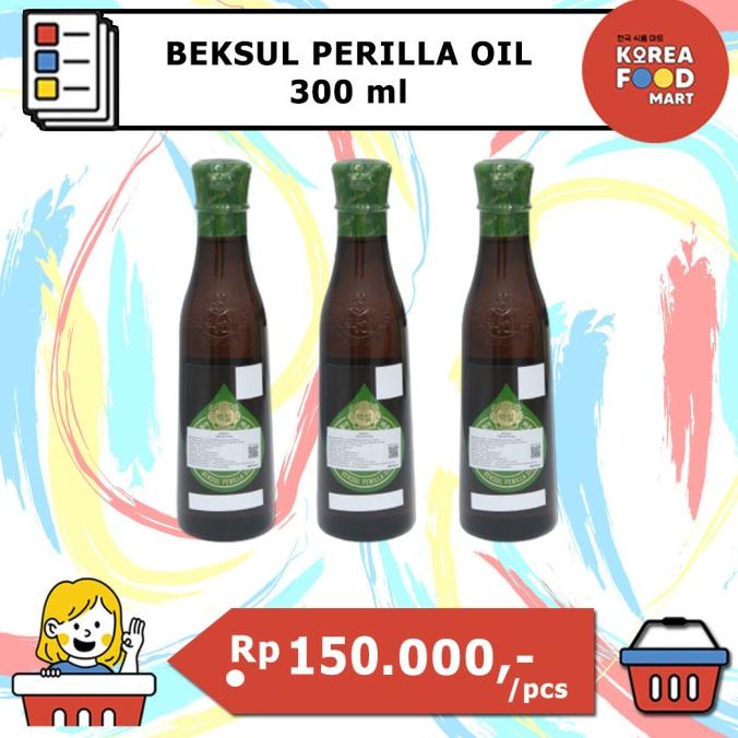 

BEKSUL PERILLA OIL 300 ml / MINYAK PERILA KOREA