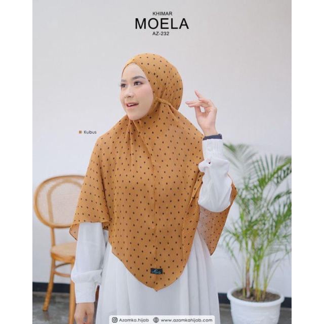 Khimar Plisket Moela By Azamka Hijab