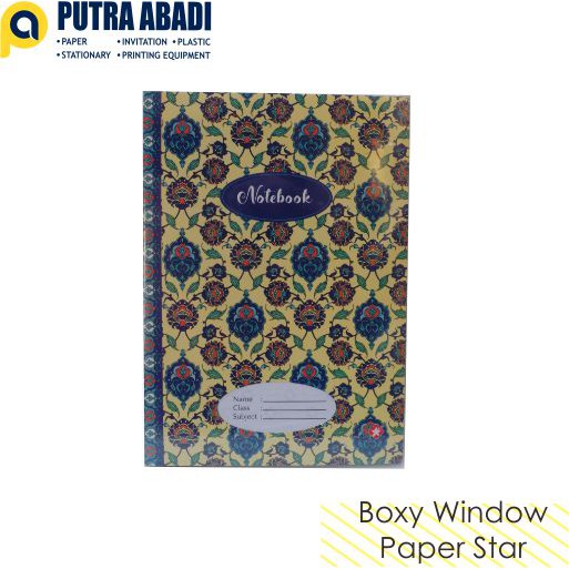 

Buku Tulis BOXY WINDOW PAPERSTAR 40 Lembar Isi 10 Buku