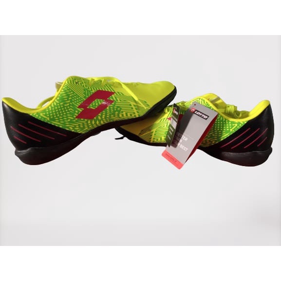 Sepatu Futsal Lotto Blade In Safety Yellow Black