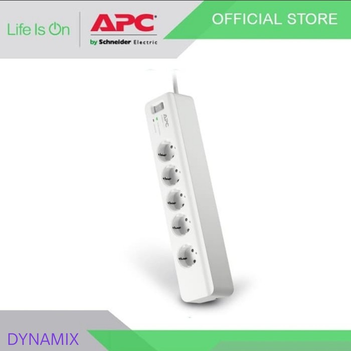 Colokan APC PM5-GR dengan Surge Protector Anti Petir Stop Kontak Multi stop kontak GARANSI RESMI | PM5GR