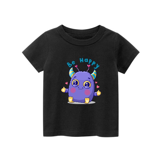 Kaos anak Cute Baby Monster kaos anak usia 1-8 tahun