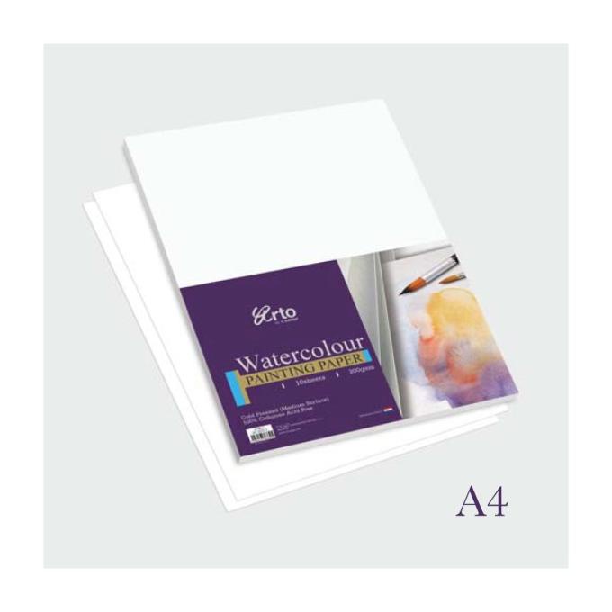 

Arto Watercolour Paper Pack A4 (300 Gsm, 10S, 100% Cellulose)