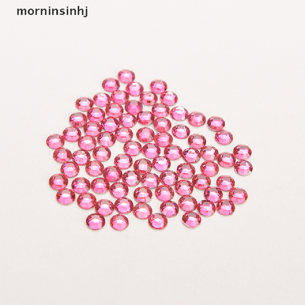 Mor 1000pcs Kristal Berlian Imitasi Bulat Flatback 4mm Untuk Dekorasi Nail Art Diy